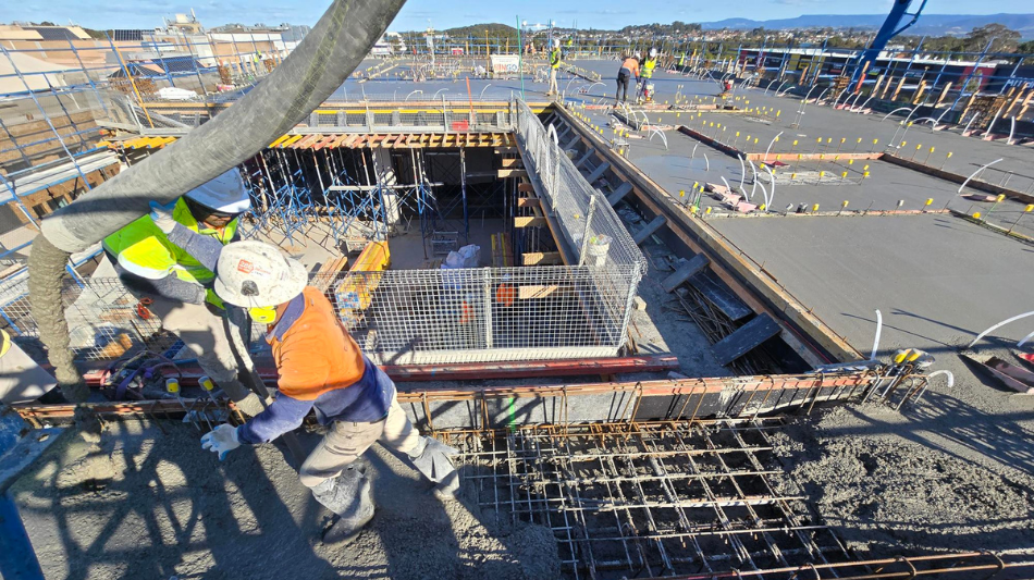 Third and final slab pour
