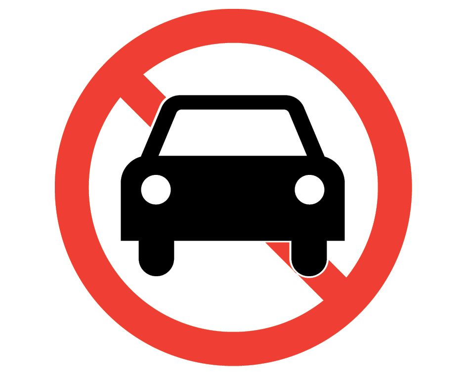 No vehicles