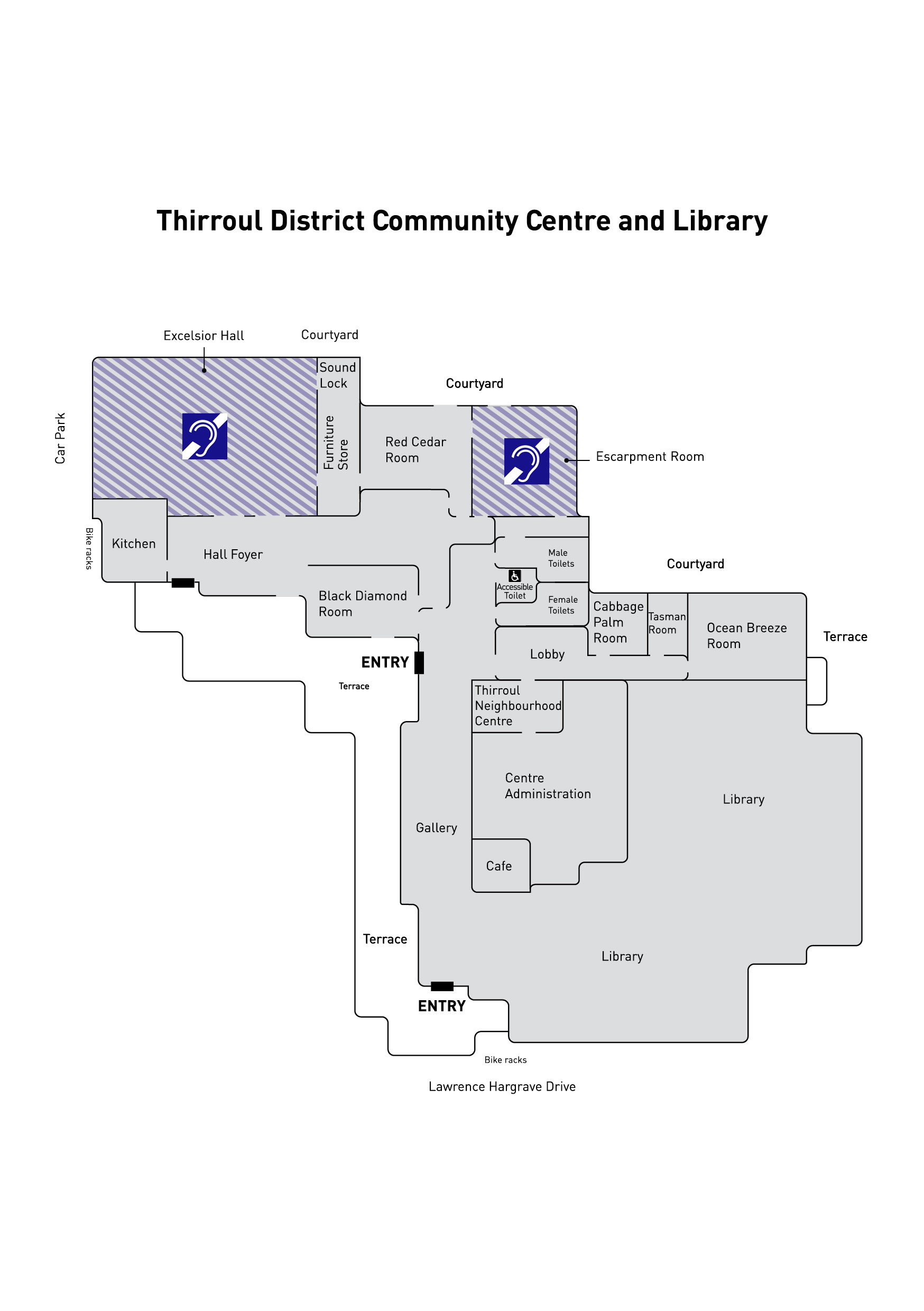 Thirroul Community Centre Floorplan